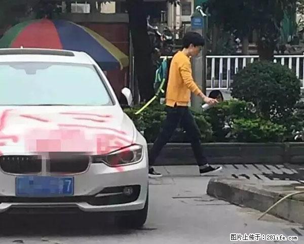 黑纹狮！南宁宝马被当街喷“小三”，剧情狗血胜XX的后裔~~ - 南宁生活资讯 - 南宁28生活网 nn.28life.net